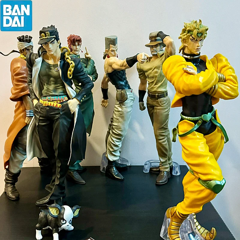 Anime Original Bandai Ichiban Kuji Jojo'S Bizarre Adventure Kujō JōTarō Kakyouin Noriaki Action Figure Model Collection Toy Gift