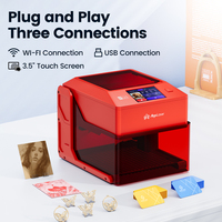 AlgoLasr PIXI Mini Enclosed Engraving Machine 3W 5W 10W Diode Laser Portable Tools PC Phone Touch Screen Offline No Installation