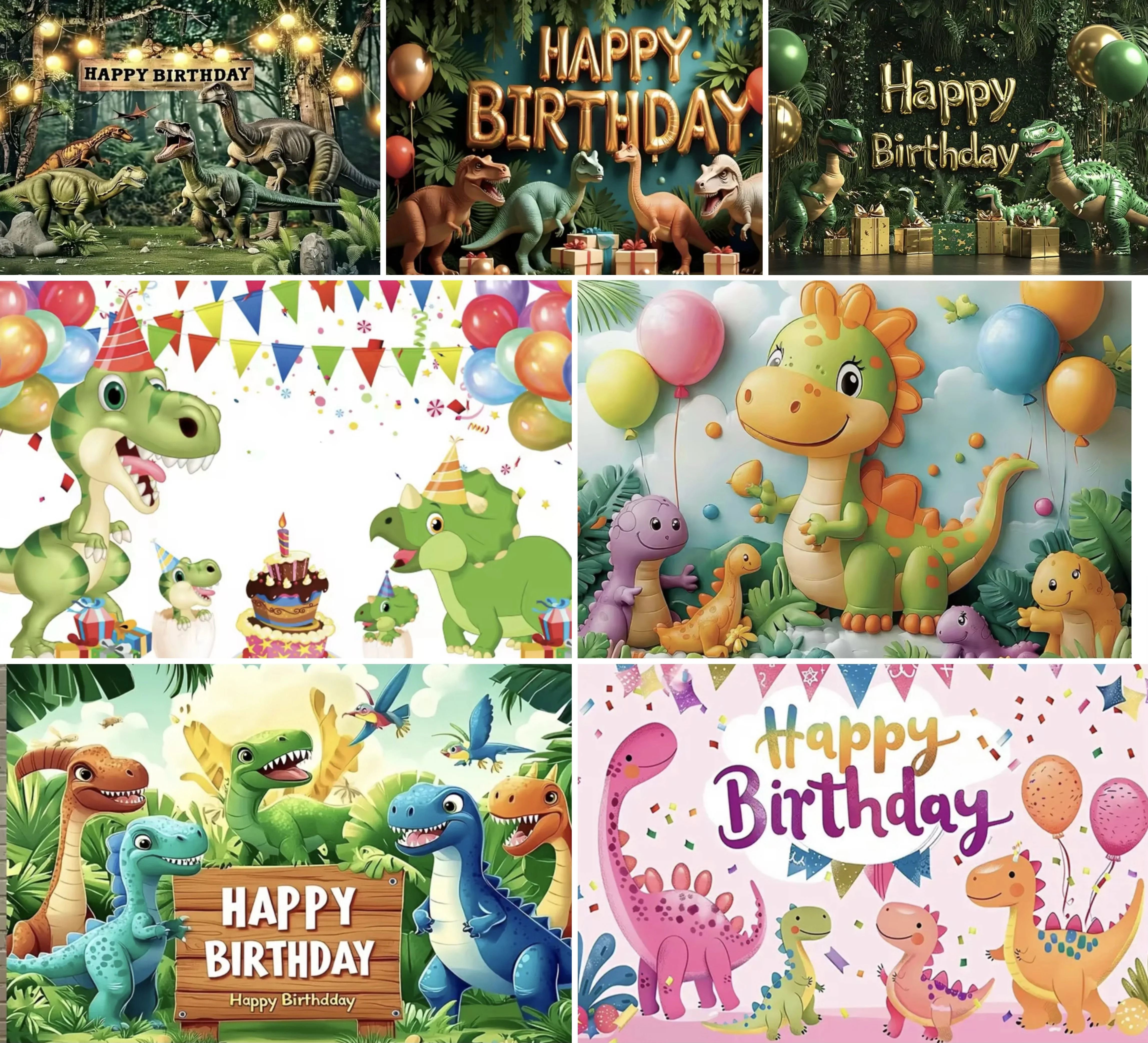 

Dinosaur Theme Party Decoration Background Jungle Animals Kids Birthday Party Dcene Cake Table Decor Backdrop Party Supplies