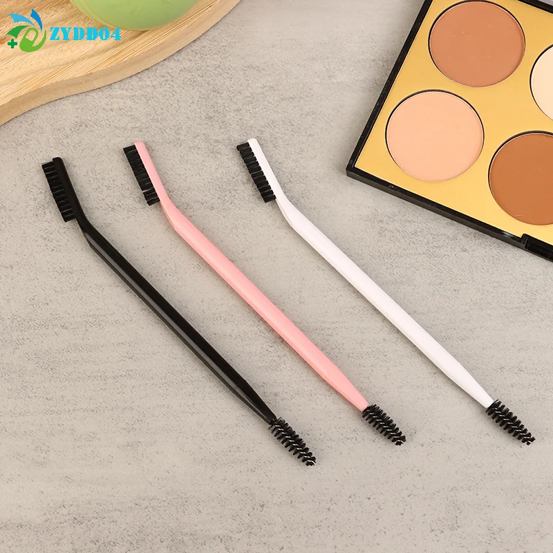 ● 3/1 قطعة فرشاة الحاجب برأسين رمش مشط الحاجب رمش المشكل العين الحاجب فرشاة لتهيأ الحواجب أداة ماكياج قابلة لإعادة الاستخدام #6