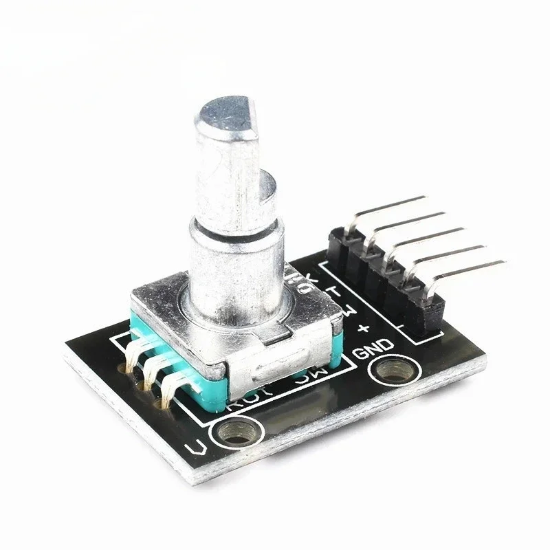10pcs 360 Degrees Rotary Encoder Module For arduino Brick Sensor Switch Development Board KY-040 With Pins