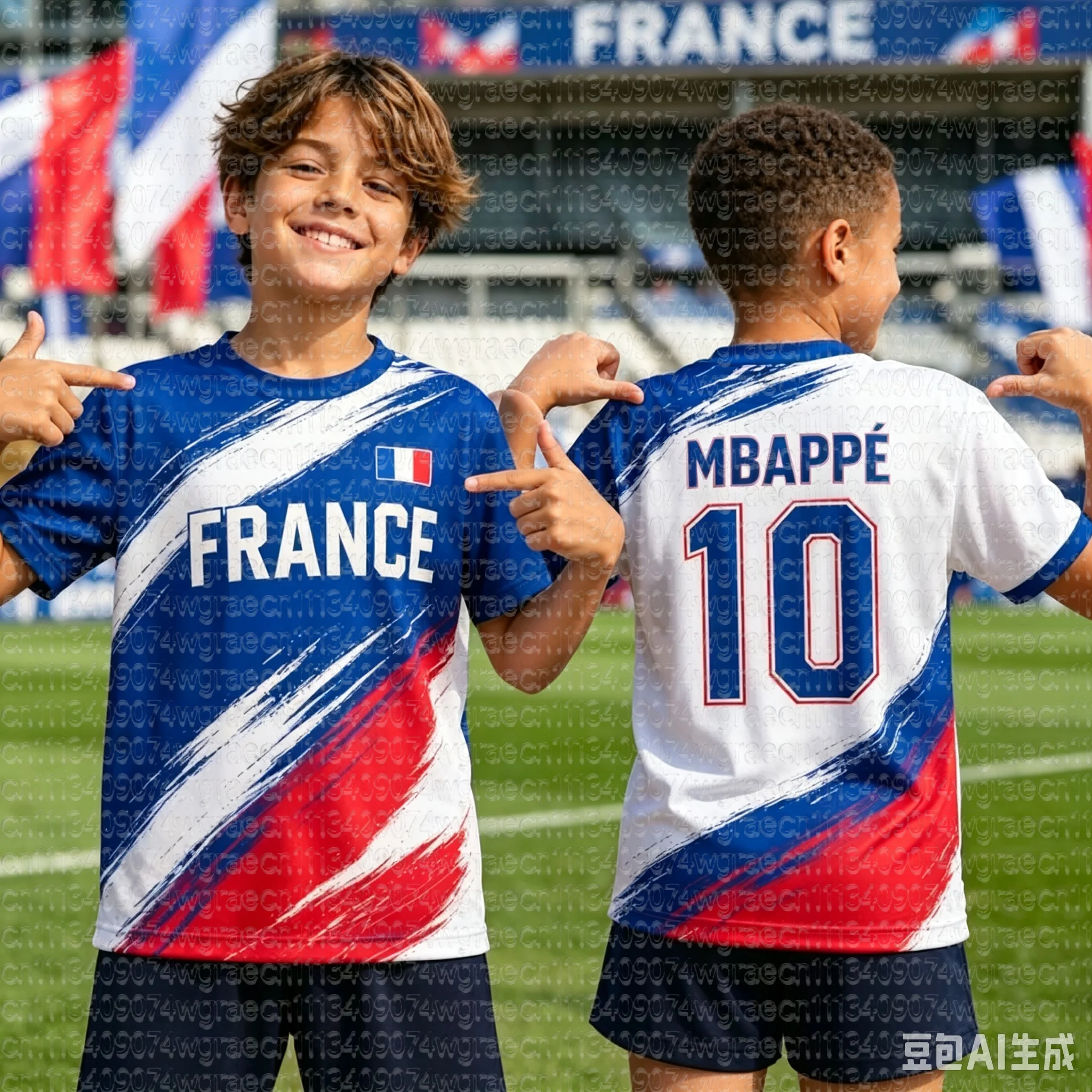 2026 Special Mbappé 10 Fußballtrikot T-Shirt Shorts Set Damen Herren Harajuku FRANKREICH Fan-Shirt Shorts Set Kinder Trainingsanzug 2-teiliges Set – Detail 7
