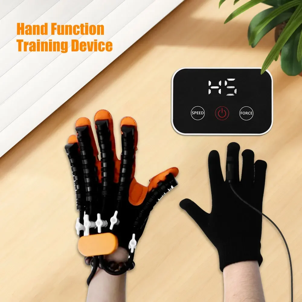 Upgraded Left Right Hand Massage Rehabilitation Robot Gloves Device for Stroke Hemiplegia Hand Function Recovery Finger Trainer