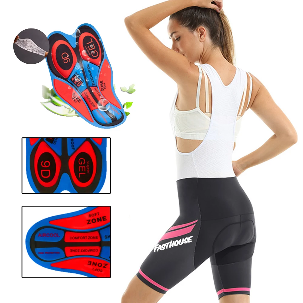 Summer Women Cycling Shorts 9D Gel Pad Bicycle Shorts MTB Shockproof Bike Shorts Breathable Road Racing Riding Tight