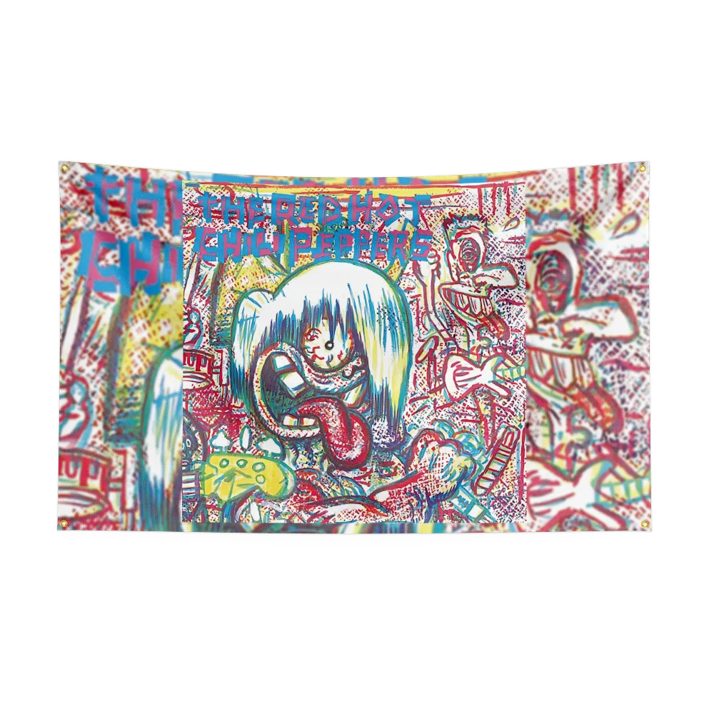 3x5 Ft Heavy Rock R-Red Hot Chili Pepps Flag Polyester Digital Printing Banner for Bedroom Wall Art Out Door Tapestry Decoration - Image 4