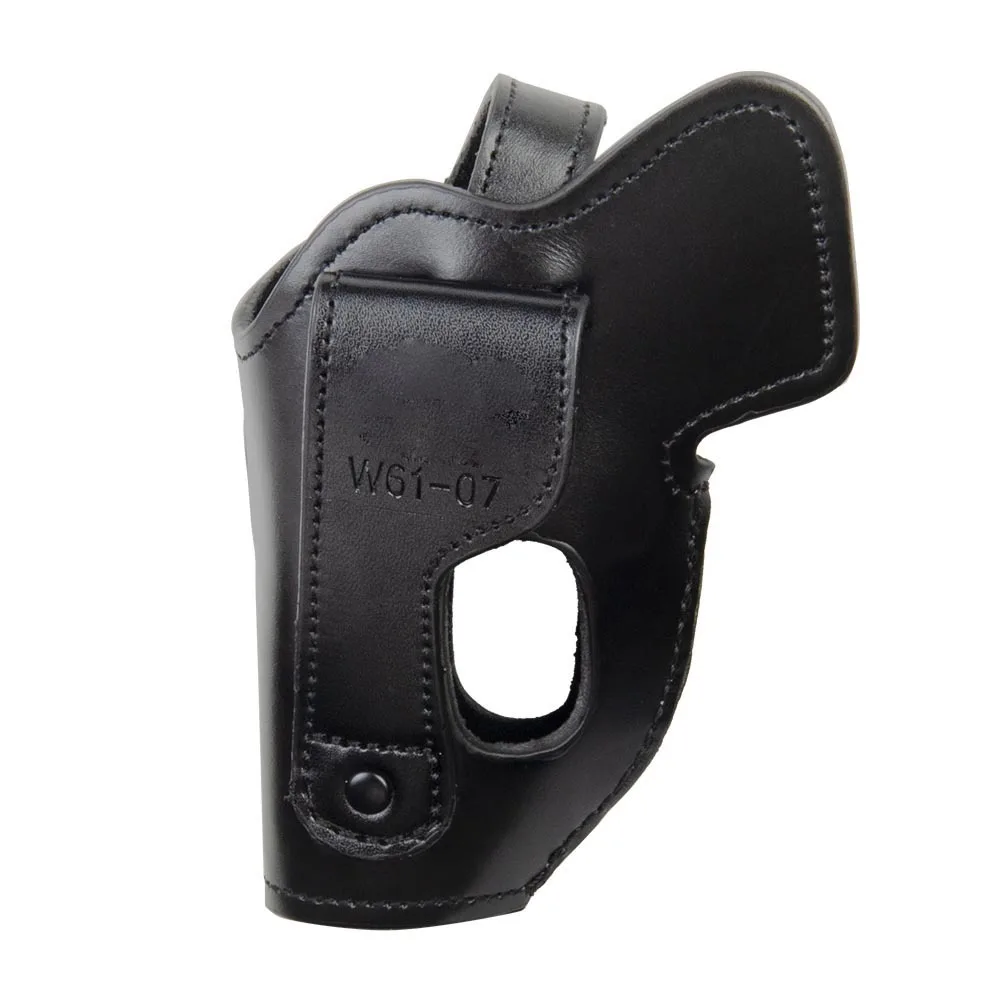 جلد البقر مسدس الحافظة جلد البقر Hangun الحافظة الادسنس اطلاق النار الصيد في الهواء الطلق الملحقات