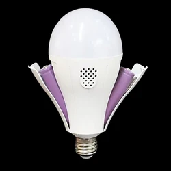 9W LED Emergency Bulb With Battery Rechargeable Automatic Intelligent Light Bulb Home Power Camping Porch Garden Lamp