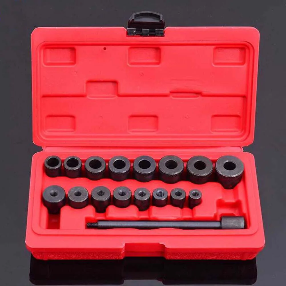 17 PCS Precision Clutch Tool Hole Centered Drive Plate Alignment Correction Corrector Maintenance