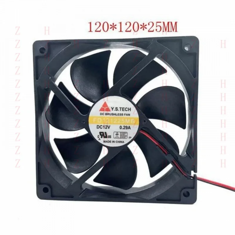 

XXZ for Y. S.TECH 12CM FD121225MB DC12V 0.29A Chassis Cooling Fan