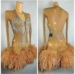 Latin dress lady latin dance dress women competitionlatin dress girls dress latin costume rhinestones