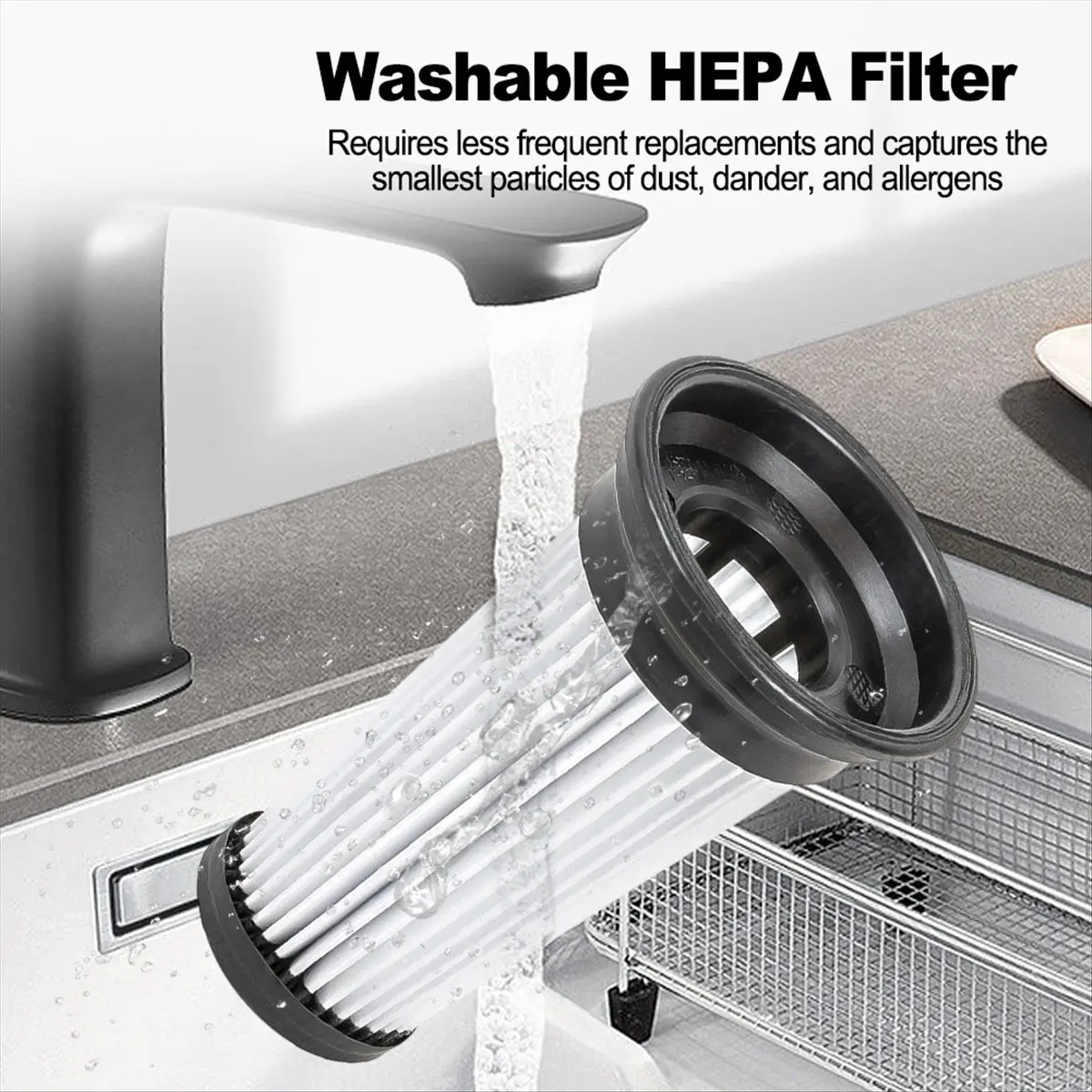 (A20Z) 2 filtros de repuesto para aspiradora de mano Vacmaster VSD1801, filtros de polvo para aspiradora de mano