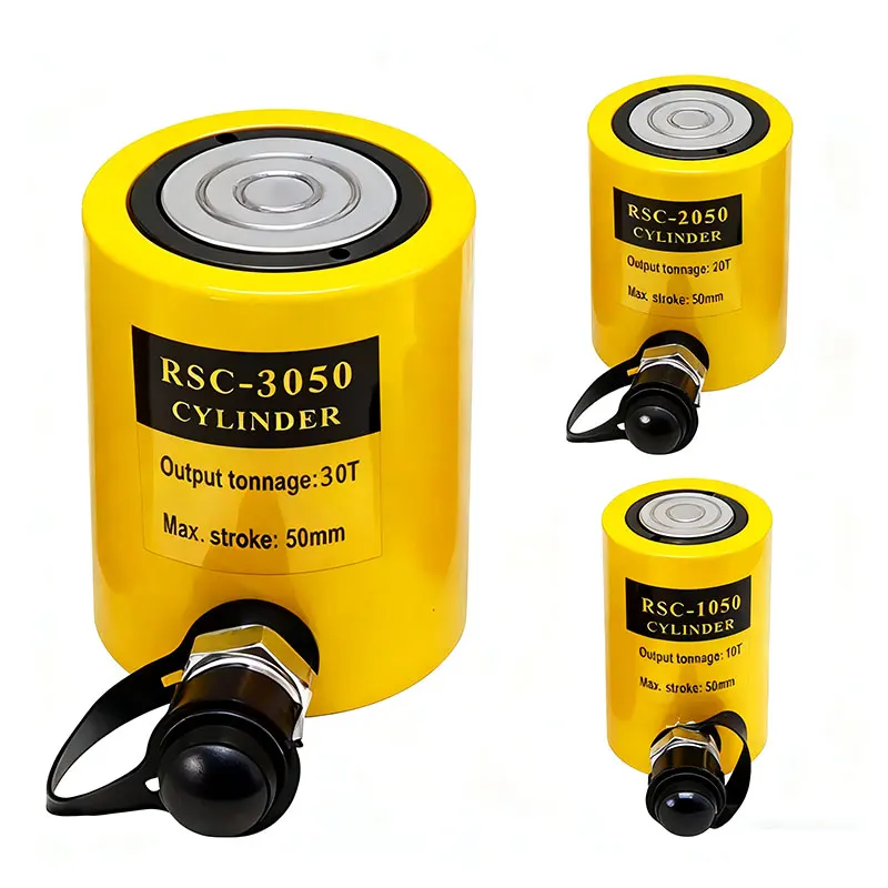 高圧油圧ジャッキ 10T/20T/30T ポータブル油圧シリンダー 単動油圧シリンダー 工業用