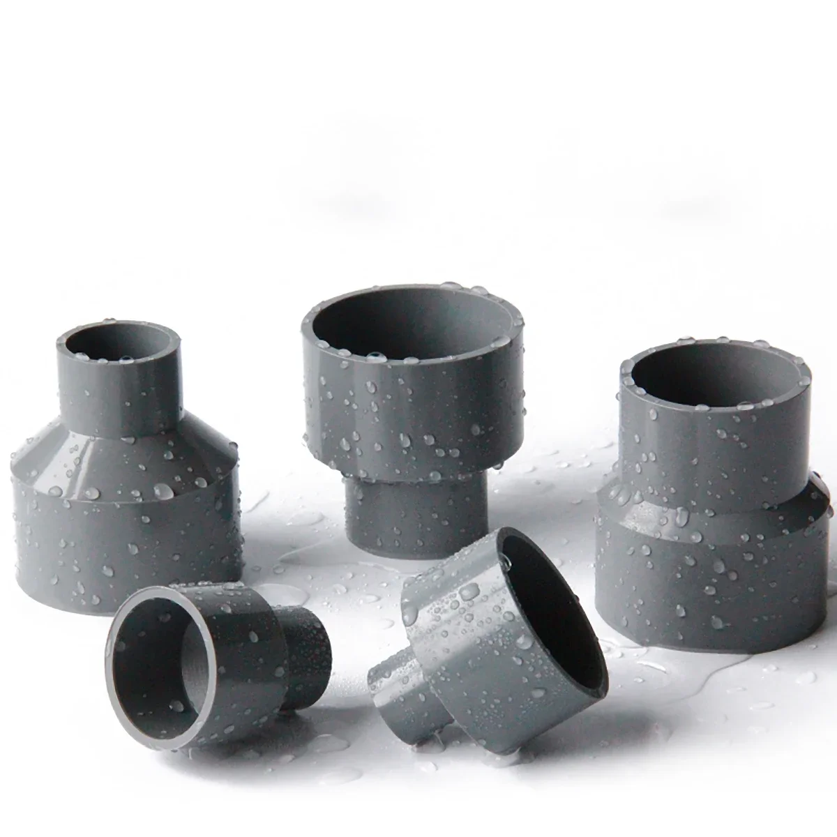 1Pcs PVC ลด Socket 20,25,32,40,50,63,75,90,110มม.Solvent Weld ความดันตัวเชื่อมต่อท่อ Aquarium ชลประทาน