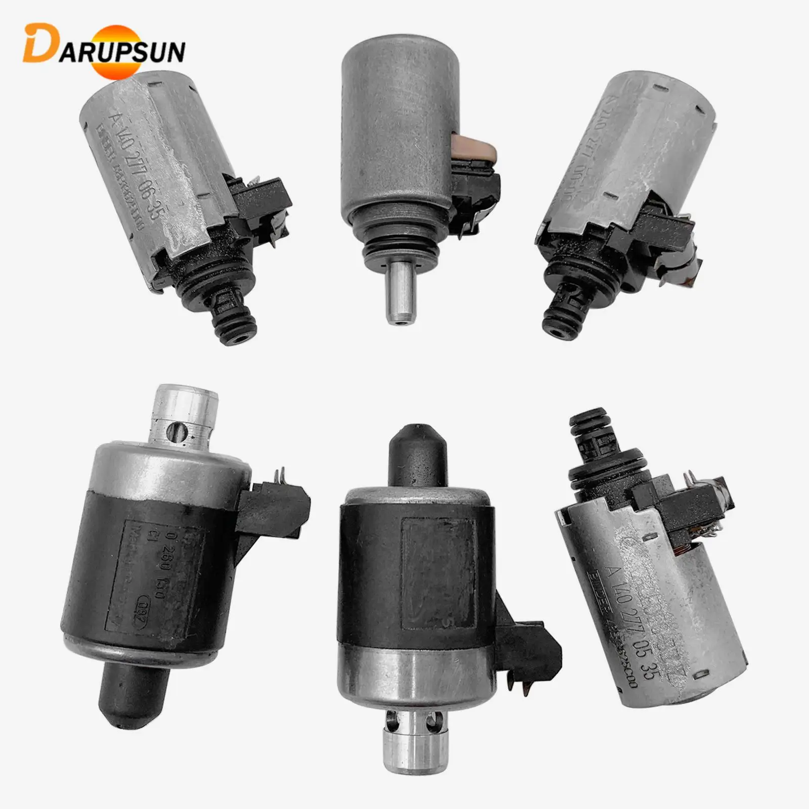 

DARUPSUN 6PCS 722.6 Solenoids For Mercedes Benz 5-SPEED Automatic Transmission