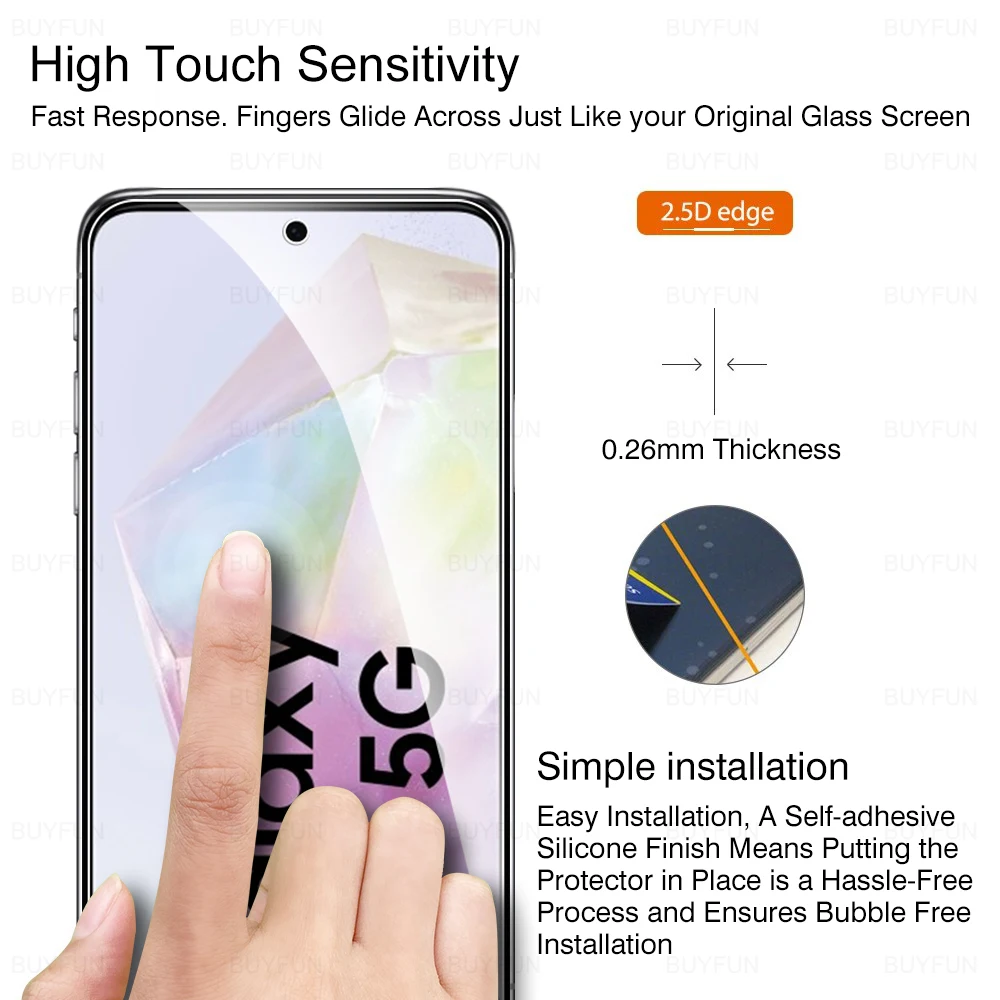 8in1 9H Tempered Glass & Camera Protective Film For Samsung Galaxy A35 5G Screen Protector Samsong Sumsung A 35 35A SamsungA35