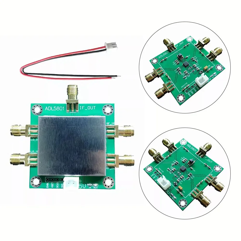 Cable RF Mixer 10 MHz To 6 GHz 10Mhz-6Ghz ADL5801 IF Ports Automatically Bias Down Electronic Integrated Circuits Components