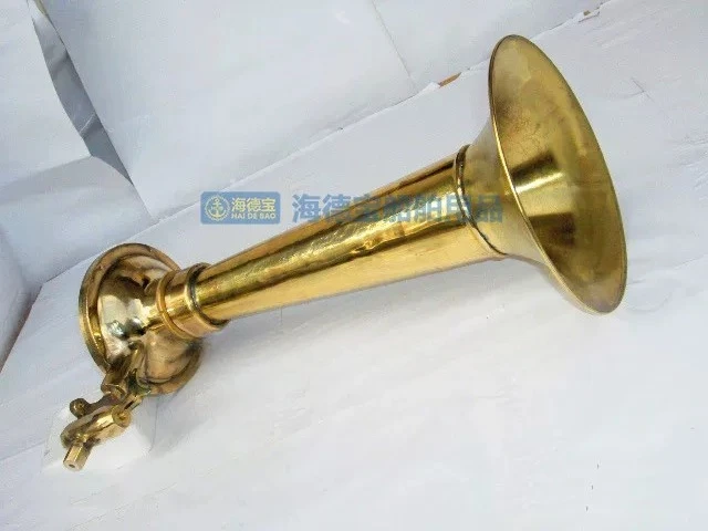 New horn copper flute membrane plate air flute YQ-6/8/10/15 manual whistle fog flute all copper CCS