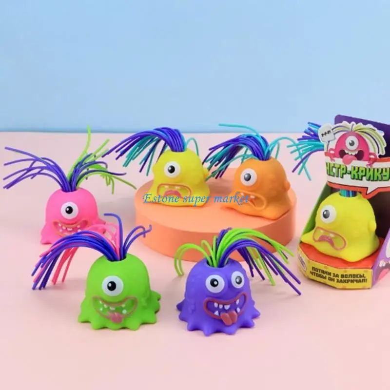 090B لعبة الصراخ سحب الشعر الضغط لعبة مكتب تمثال فوتوستوديو الدعائم القلق Playset للأطفال المصابين بالتوحد