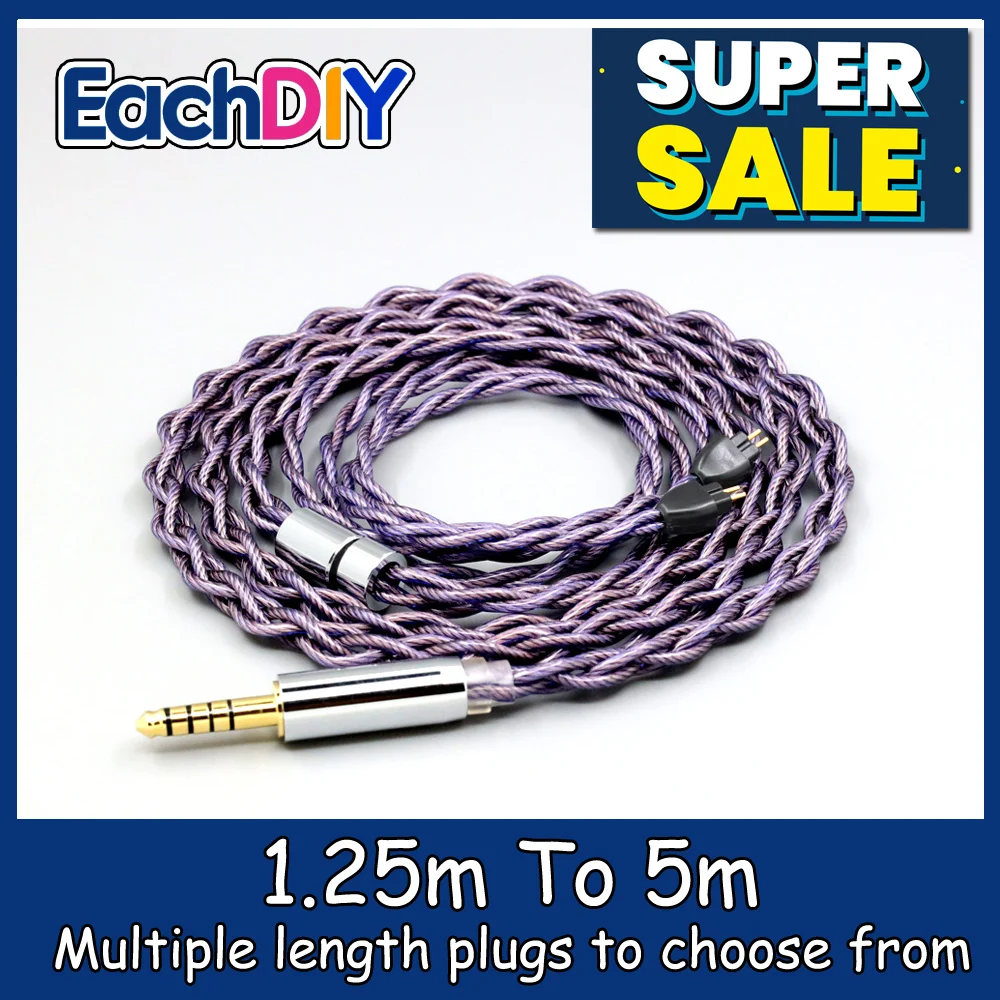 

Type2 1.8mm 140 cores litz 7N OCC Headphone Earphone Cable For HiFiMan RE2000 Topology Diaphragm Dynamic Driver LN007880