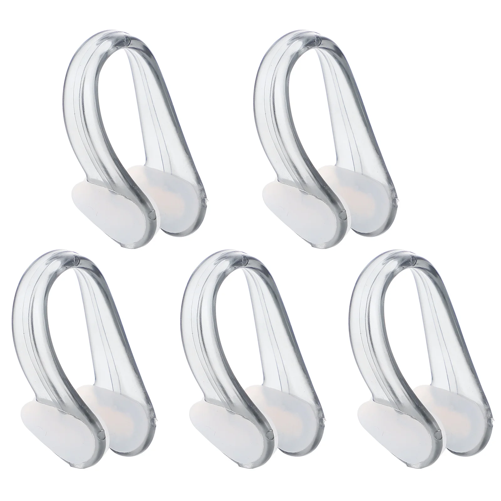 

5Boxes AntiChoking NoseClips Comfortable Design PreventWater SkinFriendly Touch BoxStorage SwimmingAccessories