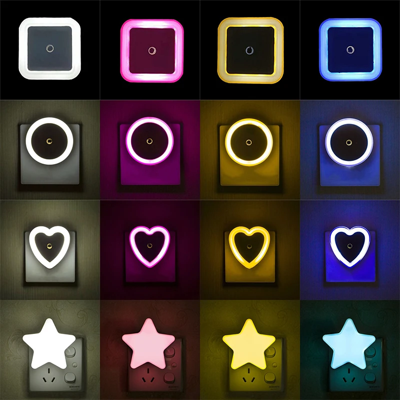 

Светодиодная прикроватная лампа, беспроводной светодиодный светильник для спальни, декоративное освещение, Европейская и американская вилка