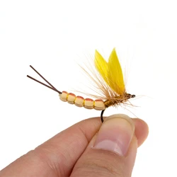 Vtwins Mayfly Hexagenia mosca seca realista espuma – para trucha