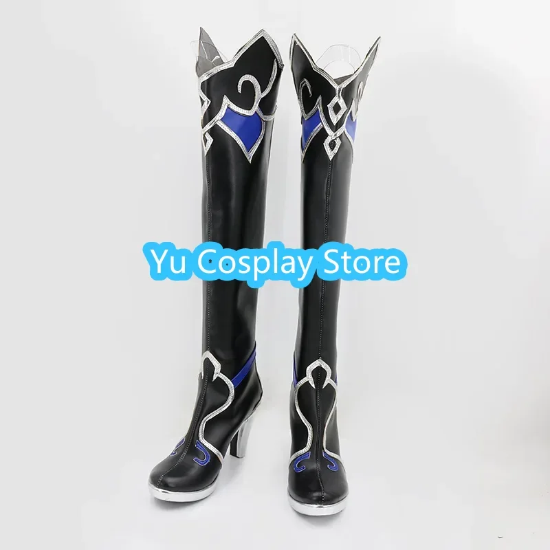 Gra Honkai Star Rail Jingliu Cosplay buty Halloween buty karnawałowe Anime PU skórzane buty rekwizyty do Cosplay wykonane na zamówienie