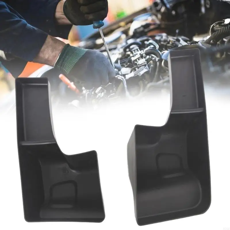 M76E Schwarze Aufbewahrungsboxen auf der Gepäckseite für den hinteren Kofferraum, 2-teiliges ABS-Tablett-Set für Sonnenbrillen – Detail 3