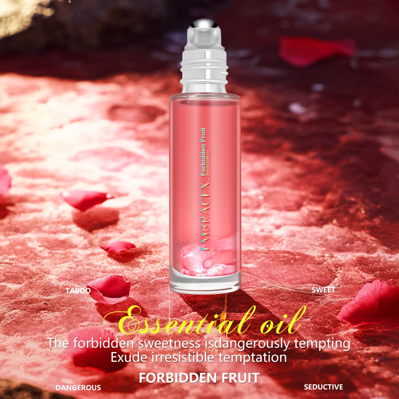 

20ml Forbidden Fruit Roll On Essential Oils Perfume Essential Oil Long lasting Fragrance for Home/Car, Daily use,Gift for Friend