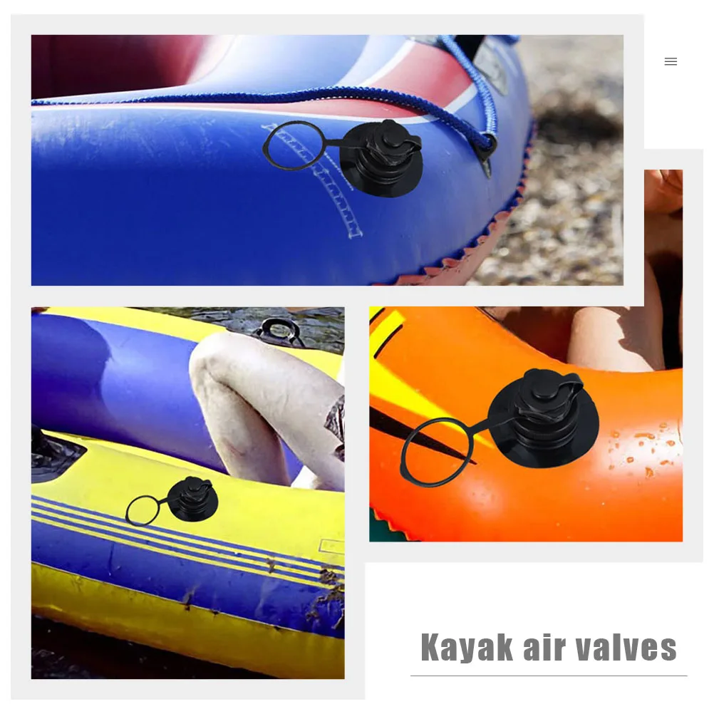 

2 Pcs Valve Gas Nozzle Inflation Replacement Screw for Inflatable Boat