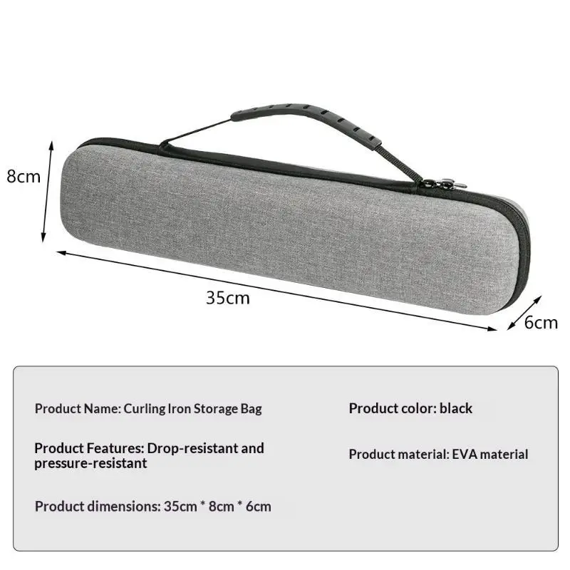 Portable Storage Bag For Hair Straighteners Curling Irons Hair Rollers Hair Straightener Storage Bag Travel Carrying Empty Case