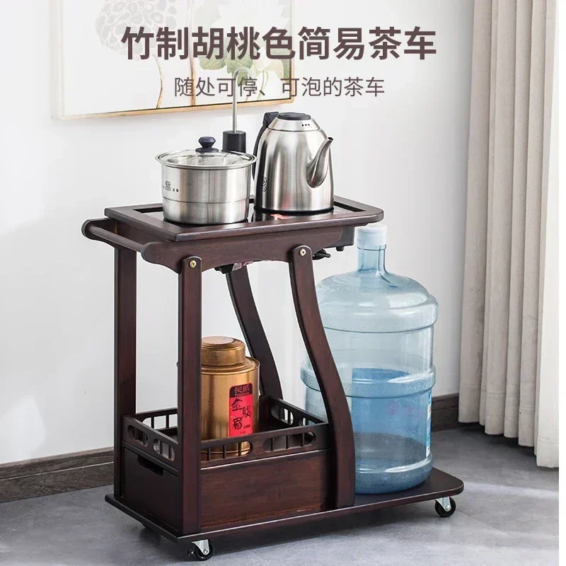 Hot selling and popular movable table household tea set smallcart multifunctional simple modern simple tea cabinet
