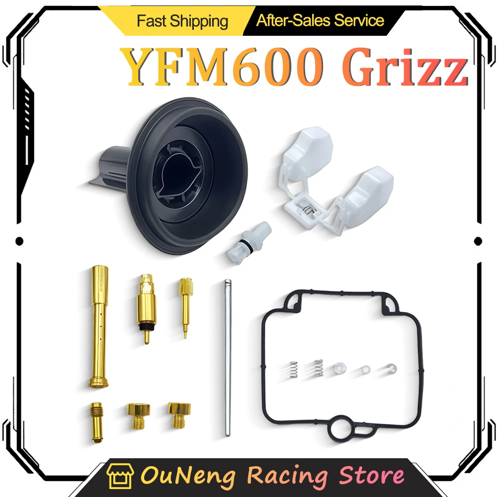 Carburetor Rebuild Repair Kit For Yamaha Grizzly 660 4x4 YFM660FW 2002-2005 YFM 6600 YFM660 FW 660FW ATV Parts