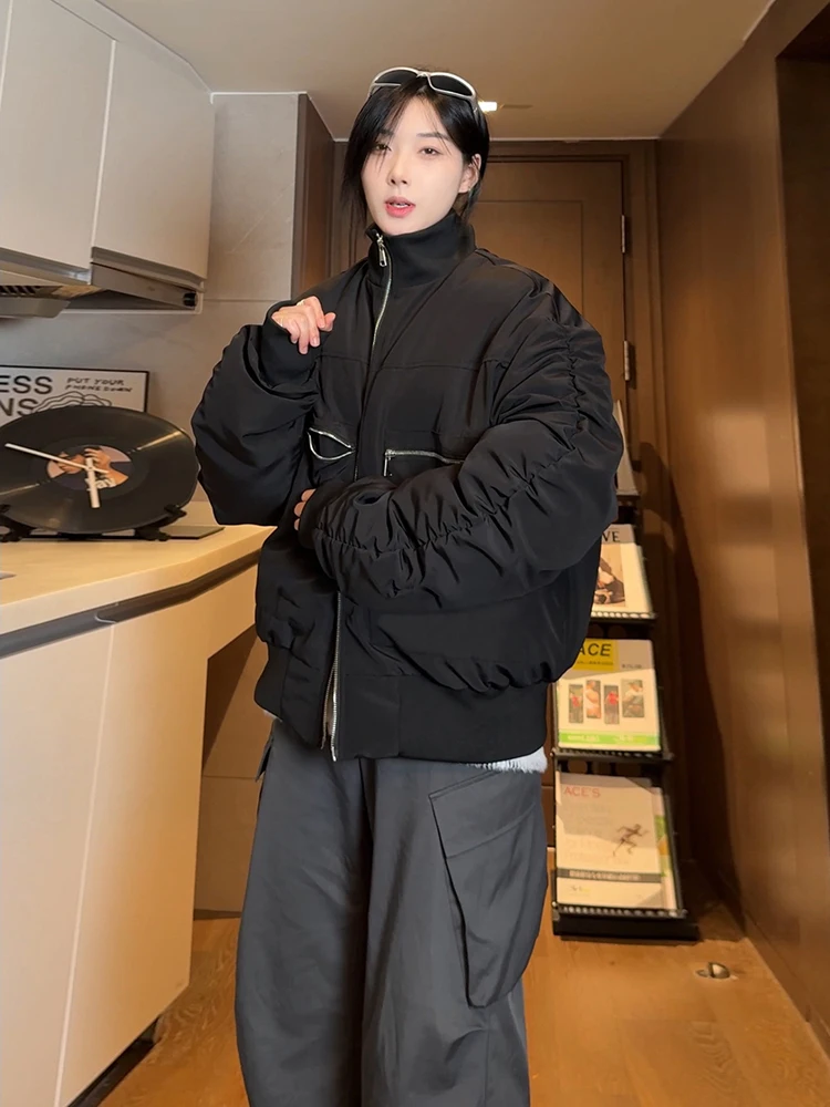 

Мужская утепленная хлопковая рабочая куртка American Style Pilot, зимняя верхняя одежда свободного кроя, парная модель, на молнии