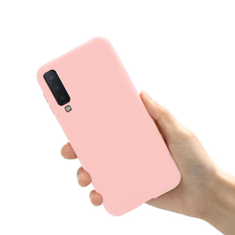 Für Telefon Fall Samsung Galaxy A7 2018 Fall Stoßstange Weiche Matte Silikon Coque Für Zurück Abdeckung Samsung A7 2018 A750 a750F Fall Funda – Detail 15