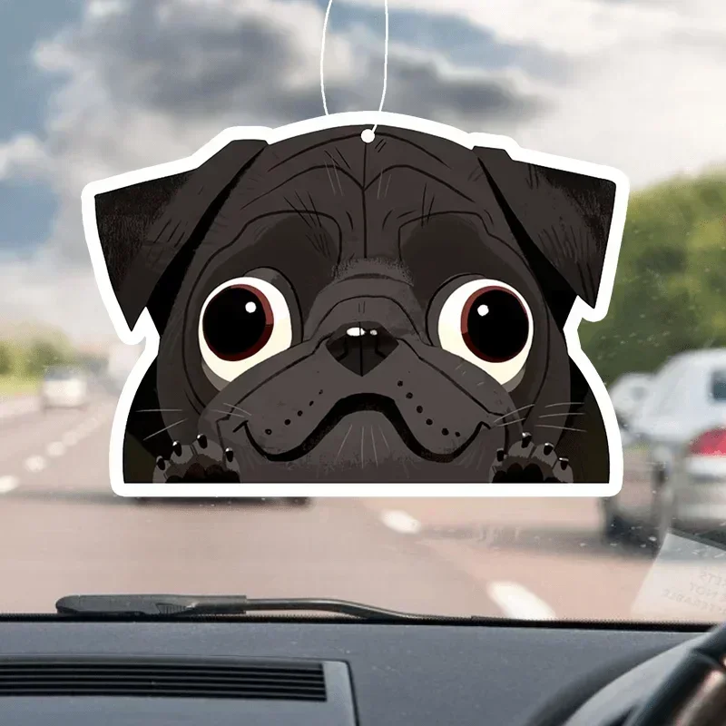 

1pc fun car aromatherapy car fragrance perfume car air freshener mirror car interior accessories pendant outlet perfume