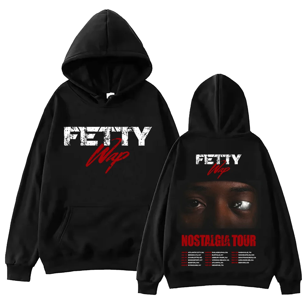 

Fetty-Wap Nostalgia Tour 2026 Hoodie Man Woman Harajuku Long Sleeve Pullover Tops