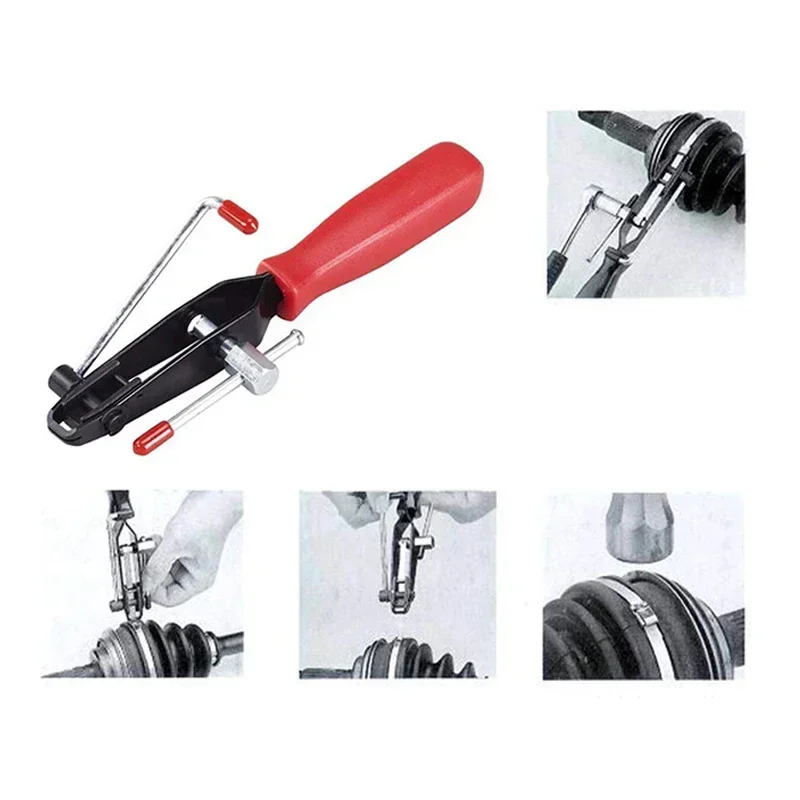 1PC Car ATV Auto Joint Banding Boot Axle Clamp Tool Half Shaft Boot Band Buckle Clamps Repair Install Tools Axle Clamp