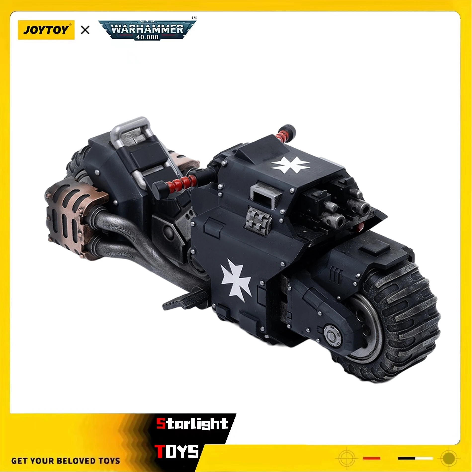 

JOYTOY Warhammer 40K Space Marines Black Templars Outriders 1/18 Action Figure Model Toy