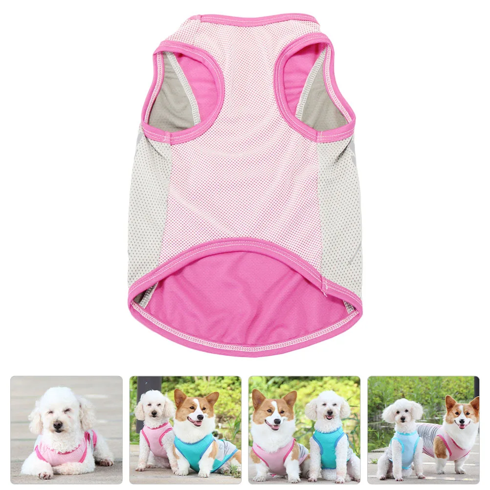 

Dog Vest Summer Breathable Cooling Comfortable Lightweight Decorative Puppy Clothes Dog Cooling Vest Pet Clothes