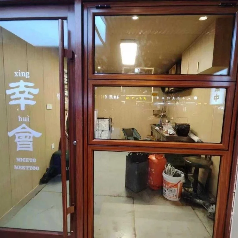 Custom Folding Window Aluminum Alloy Anywhere Suspension Full Open Bar Coffee Milk Tea Shop Window Lift Window Customization Int