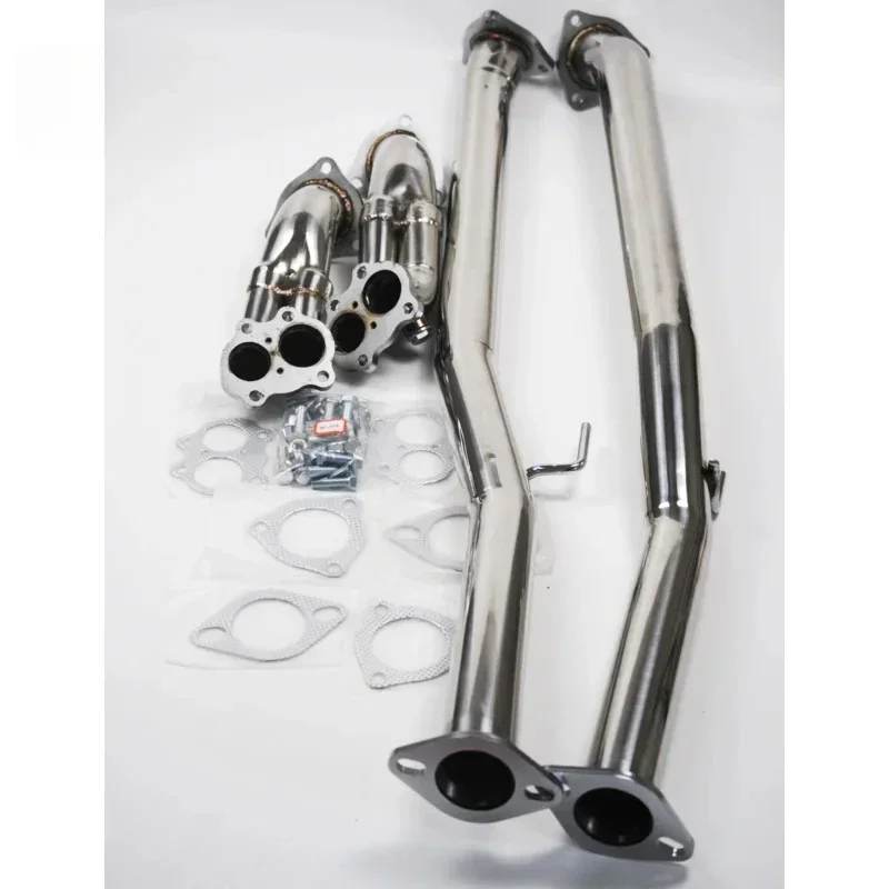 Stainless Steel Car Exhaust System, Exhaust Downpipe Fit for Nissan 90-96, 300ZX Turbo 3.0L Fairlady Z32 VG30DETT, High Quality