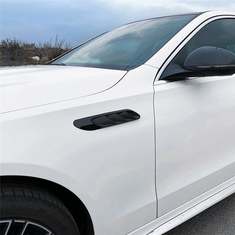 

Car Side Air Vent Cover Sticker For Mercedes-Benz C-Class W206 2022+ C200 C260 AMG C63 Bright Black
