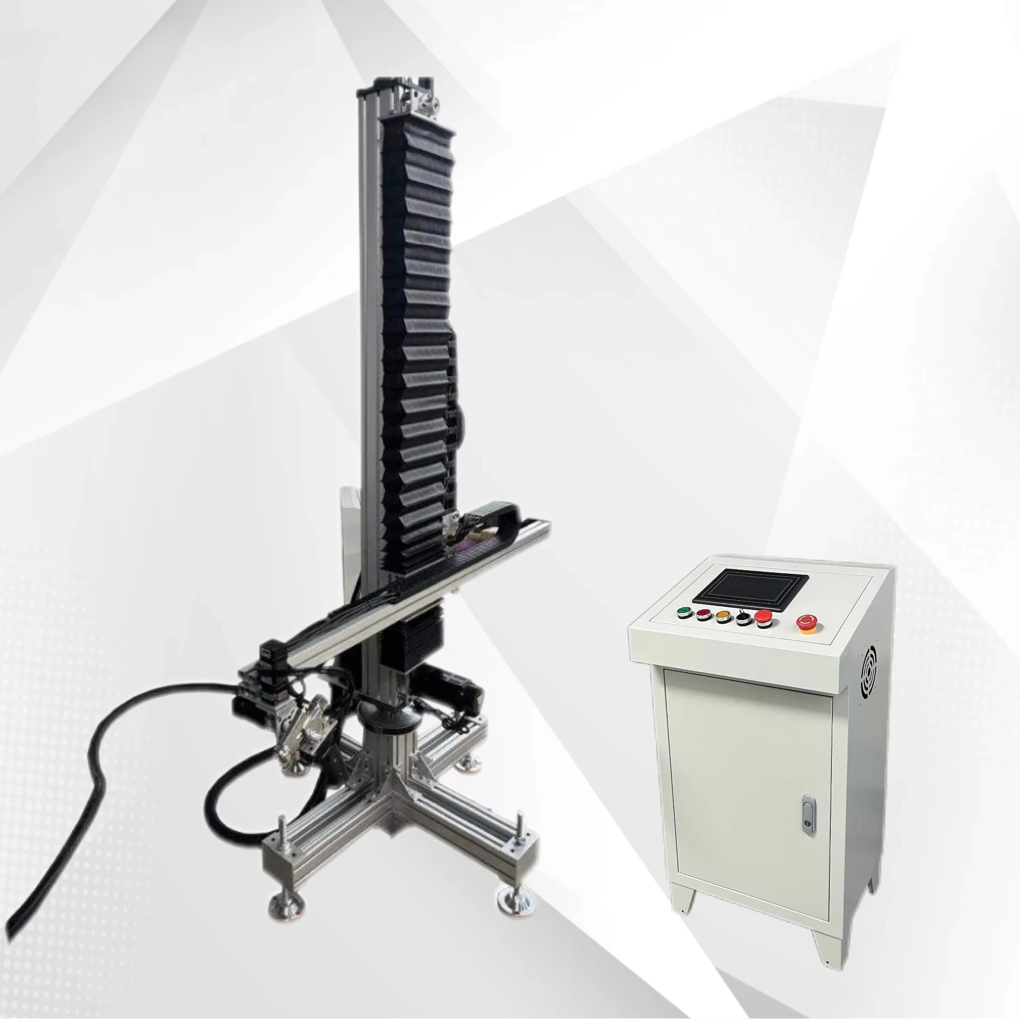 AI-powered automated painting featuring a programming-free drag-and-drop teaching system and precise painting technology.