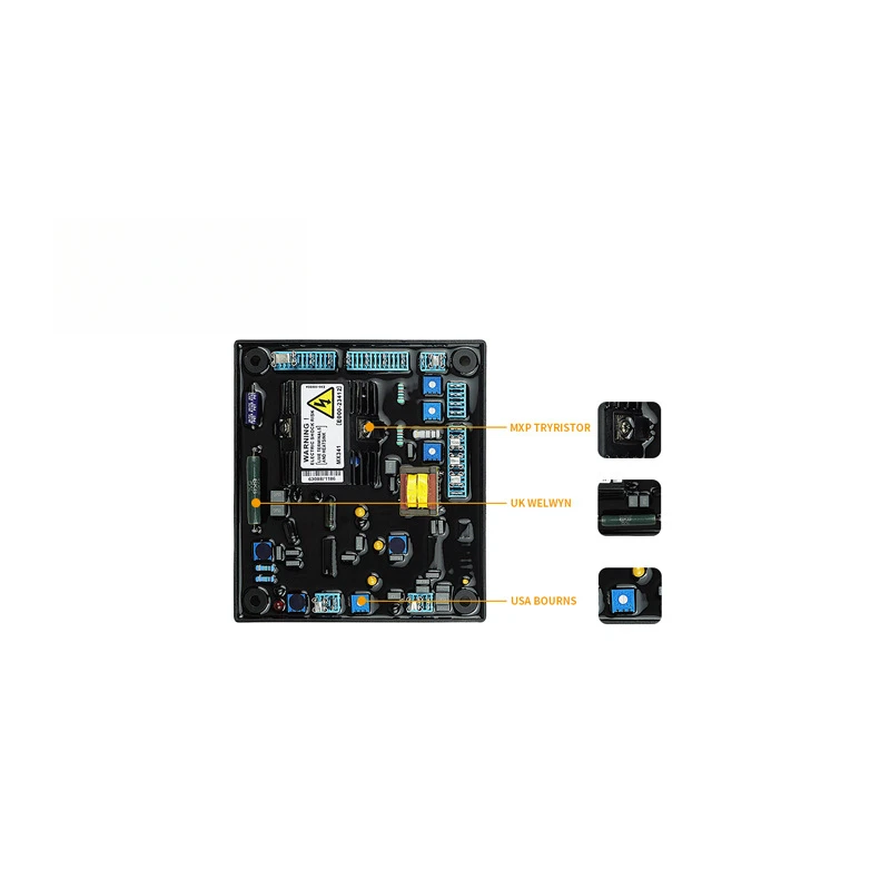 

MX341 diesel generator accessories, automatic voltage regulator, excitation voltage regulator AVR