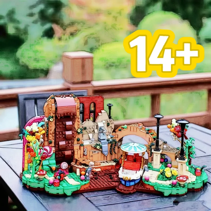 

2026 New MOC 21360 Chocolate Factory Creative Assembly Bricks Street View 2025PCS Holiday Birthday Gifts For Kids Friends Toys