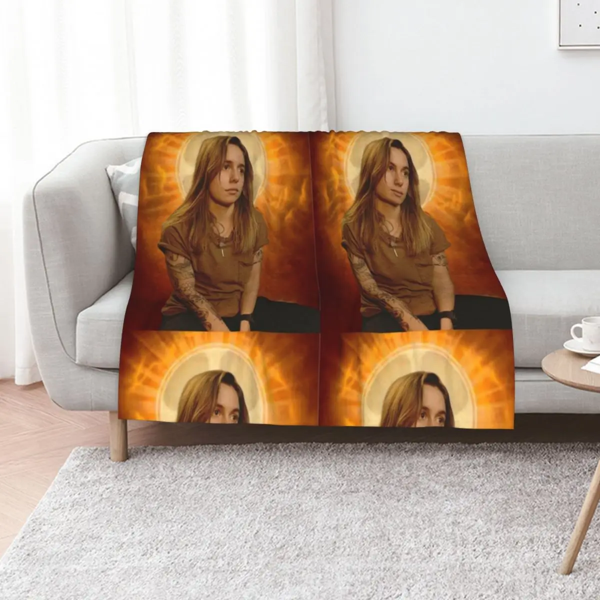julien baker religion Throw Blanket Soft Big Cute Plaid Beautifuls Custom Softest Furry Blankets