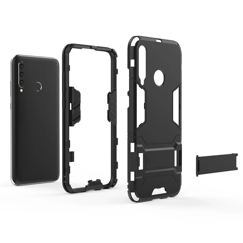 Tough Shockproof Case For Huawei Y5 Y6 Y7 Y9 Prime 2019 2018 Kickstand Cover For Honor 10i Lite 20 8A 8C 8S 8X 7A 7C Pro Shell