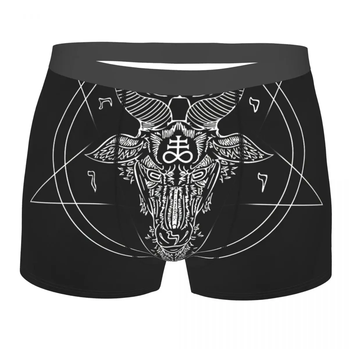 Leviathan Pentagram Underpants Breathbale Panties Male Underwear Print Shorts Boxer Briefs