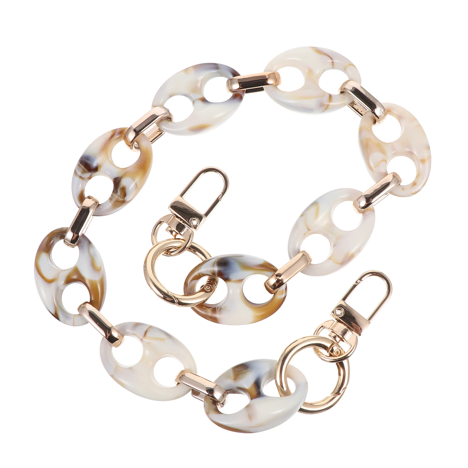 

Acrylic Resin Chain for Handbags Purse Straps DIY Tote Accessories Fashion Handles Crash Color Retro Bag Decorations Durable